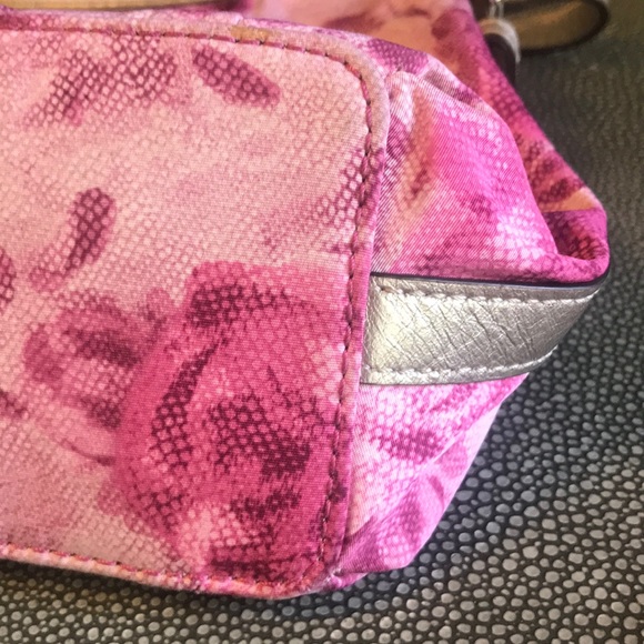 Coach Tote With Coin Purse - Pink roses - Picture 7 of 13